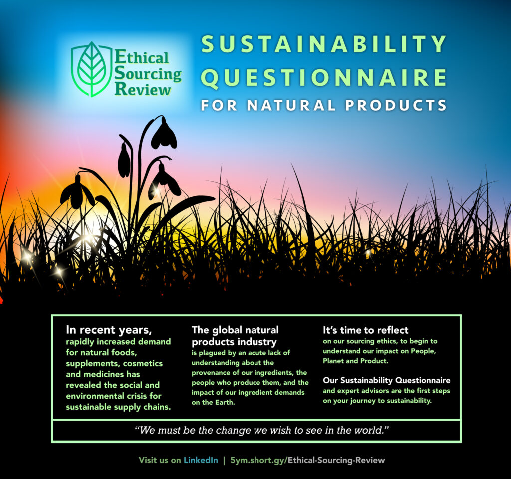 Ethical Sourcing Review Sustainability Questionnaire