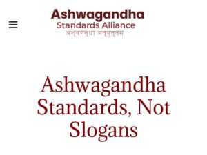Ashwagandha Standards, Not Slogans
