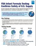 Lab testing for infant formula foods for heavy metals, glyphosate and other contaminants
